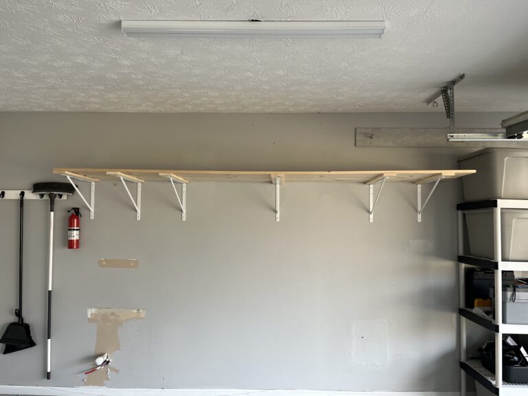 Custom Garage Shelf Installation in Centerville
